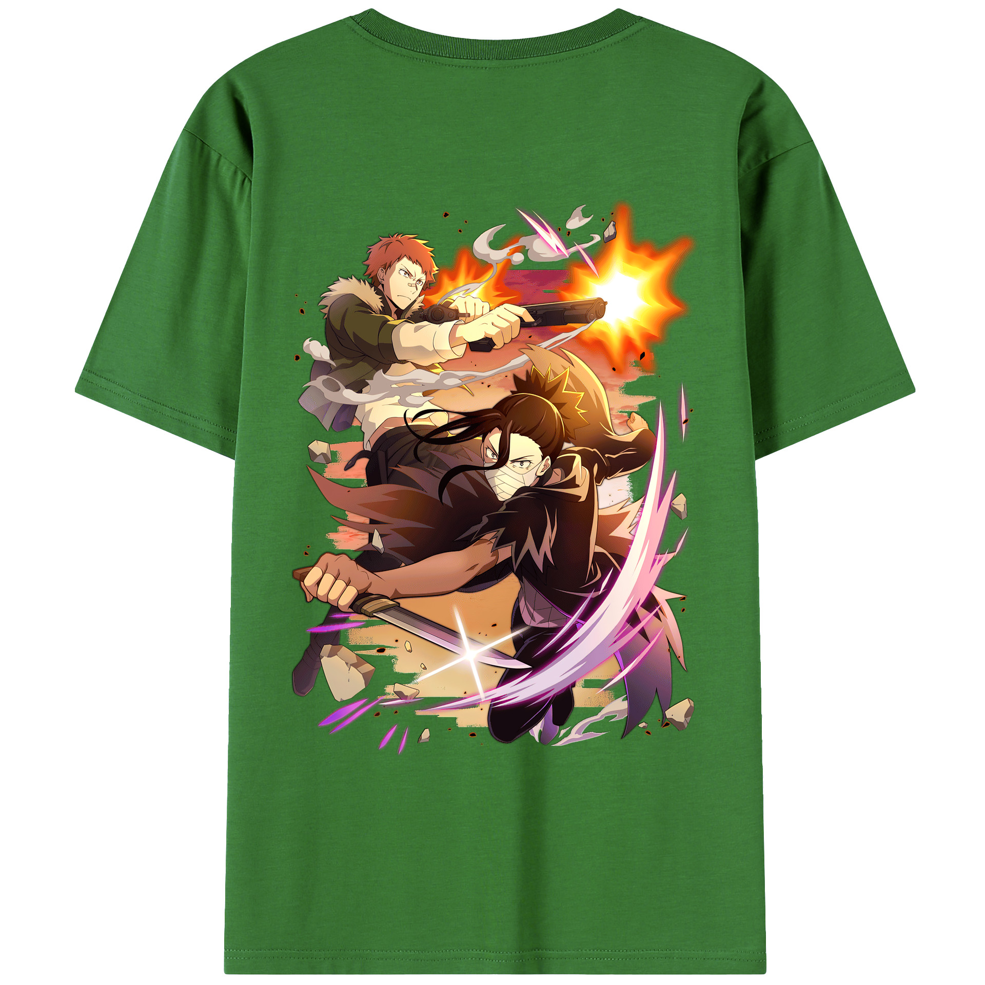 （画像用） 文豪ストレイドッグス Bungo Stray Dogs レディース半袖Tシャツ(バックプリント)